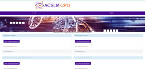 ACSLM CPD dashboard