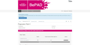 BePAD student dashboard