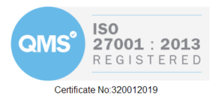 ISO 27001 Registered badge