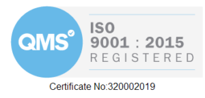ISO 9001 Registered badge