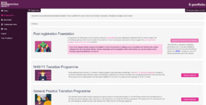 RPS programmes page